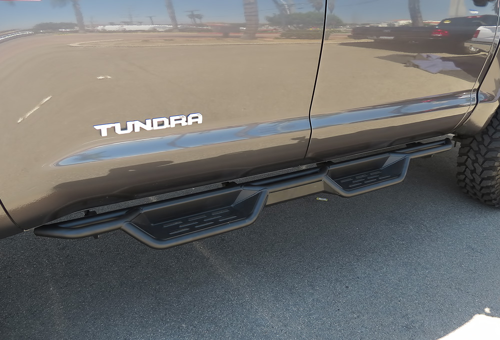 Black Nerf Bar Steps For Toyota Tundra Ebay