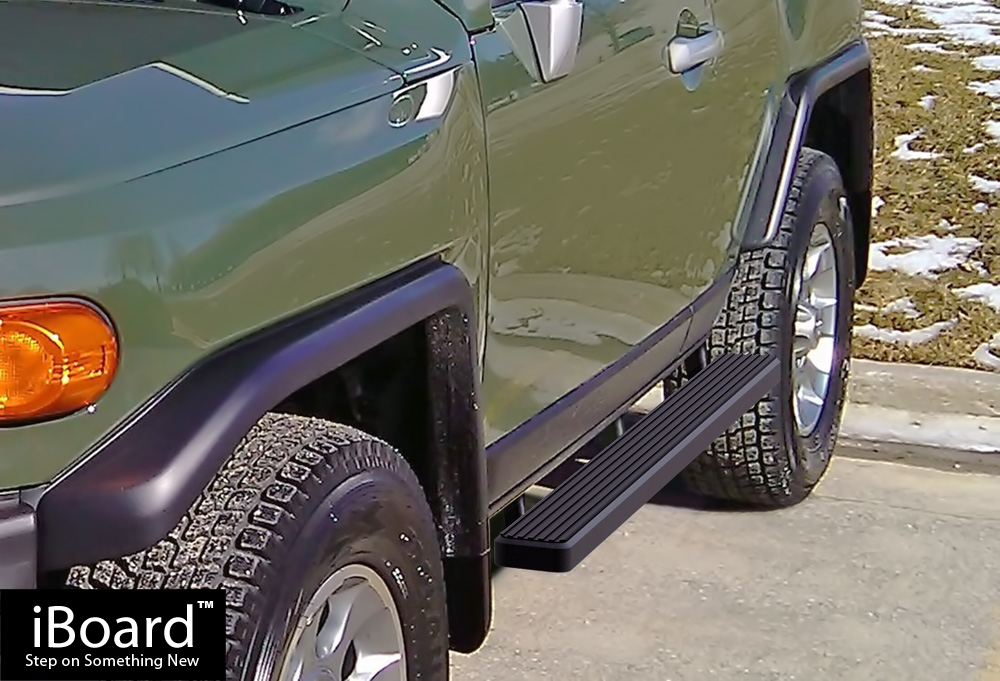 Matte Black 4" iBoard Running Boards Fit 0714 Toyota FJ Cruiser eBay