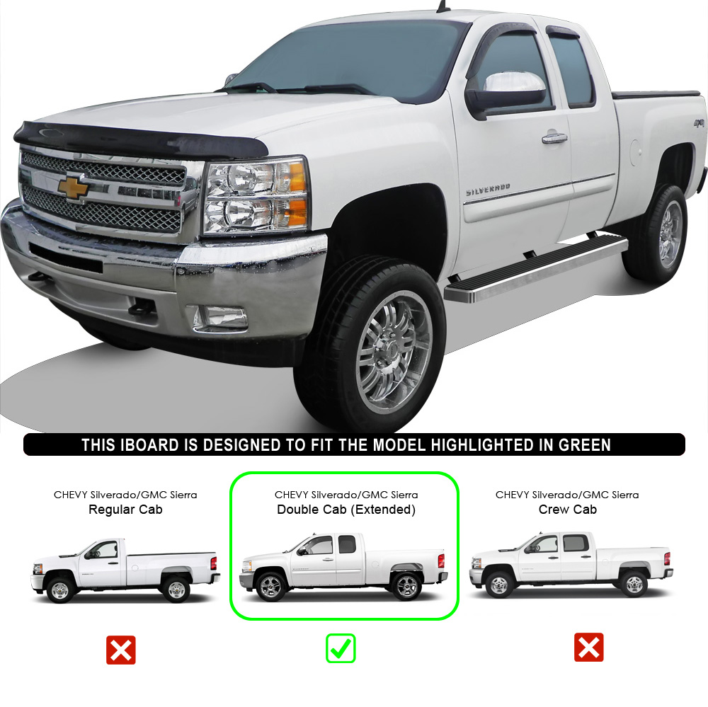 Running Boards For Chevy Silverado Extended Cab