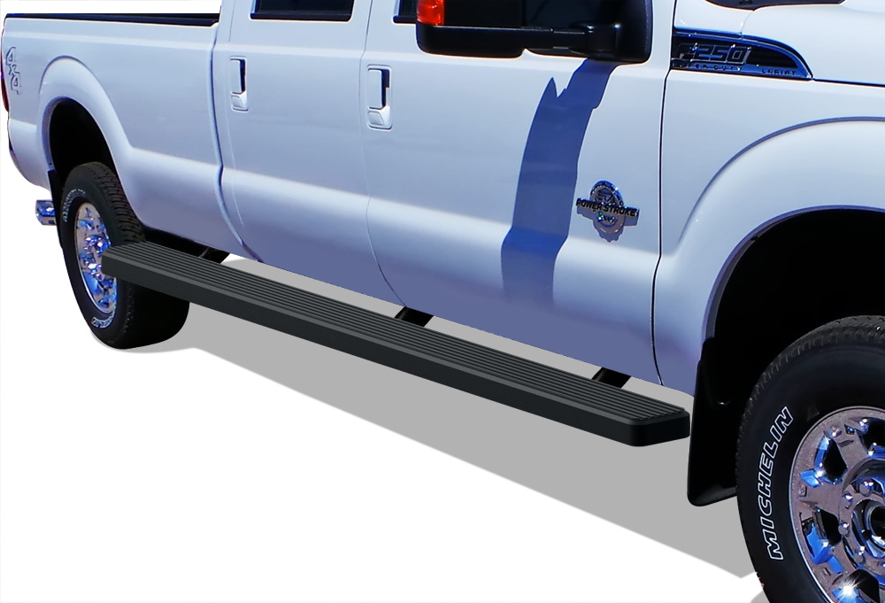 Wheel to Wheel Running Boards Black Fit 9916 Ford F250/F350 Crew Cab 6