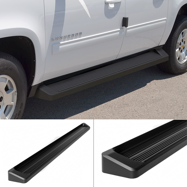 iBoard Running Boards 6" Matte Black Fit 0516 Chevrolet Suburban GMC