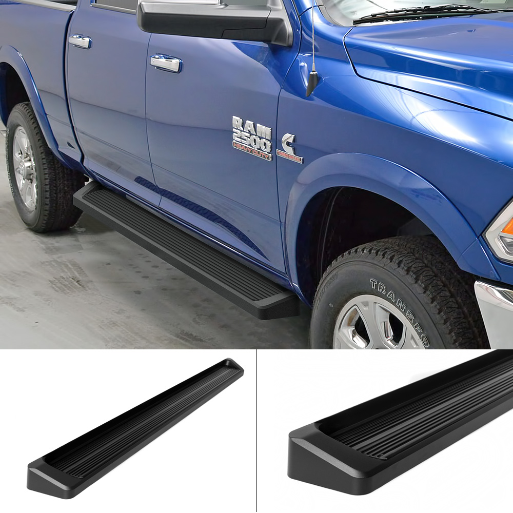 iBoard Running Boards 6" Matte Black Fit 0917 Dodge Ram 1500/2500/3500 Crew Cab eBay