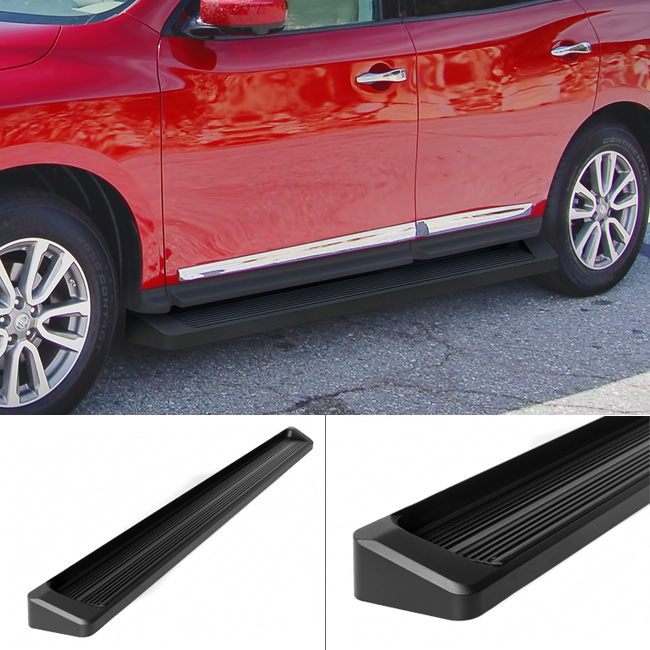 iBoard Running Boards 6" Matte Black Fit 1317 Nissan Pathfinder eBay