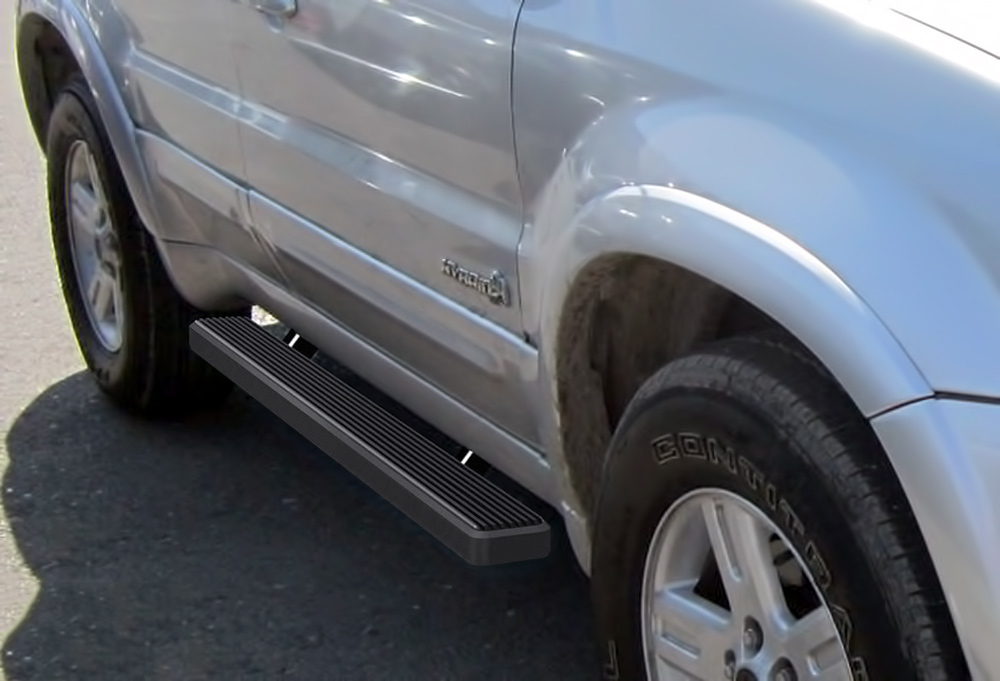 4" Black iBoard Running Boards Nerf Bars Fit 0107 Ford Escape eBay