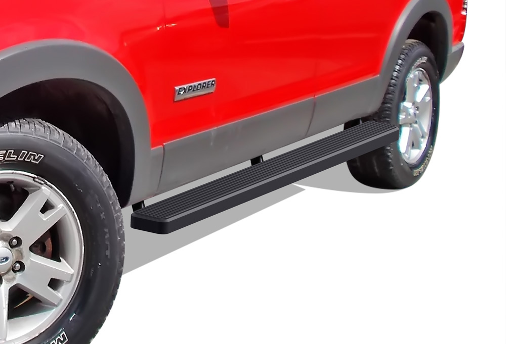 iBoard Running Boards 5" Matte Black Fit 0610 Ford Explorer 4Door eBay