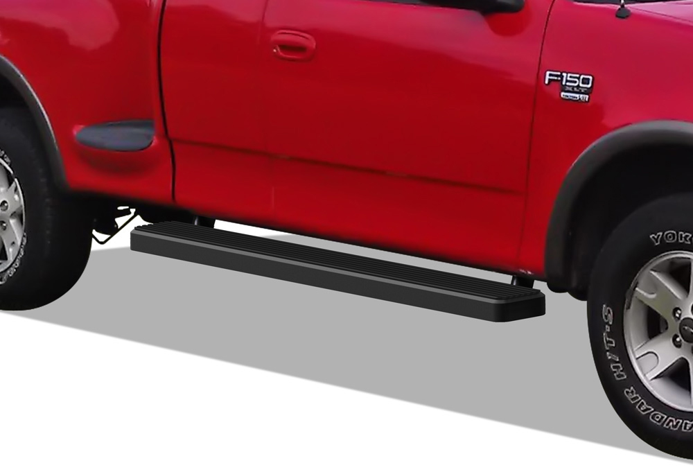 Black 6" iBoard Side Nerf Bar Fit 9903 Ford F150/F250 Light Duty Super