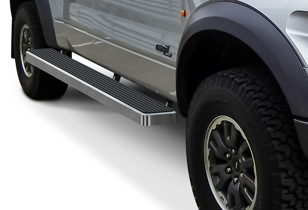 Wheel to Wheel Running Boards 6in Fit 15-20 F150 Super Cab 5.5ft Bed ...