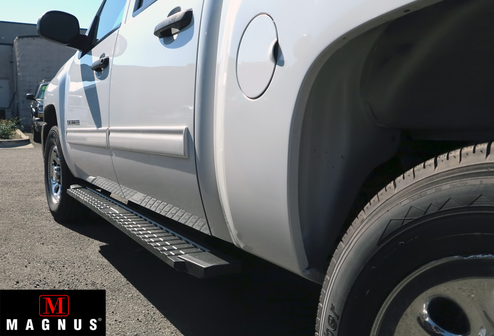 Black Nerf Bar Step For 20072019 Chevy Silverado GMC Sierra 1500 2500HD 3500HD eBay