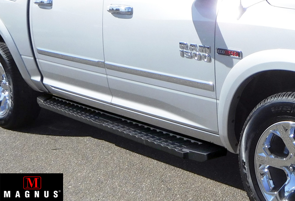 Black Nerf Bar Steps For 0918 Dodge Ram 1500 2500 3500 Crew Cab eBay
