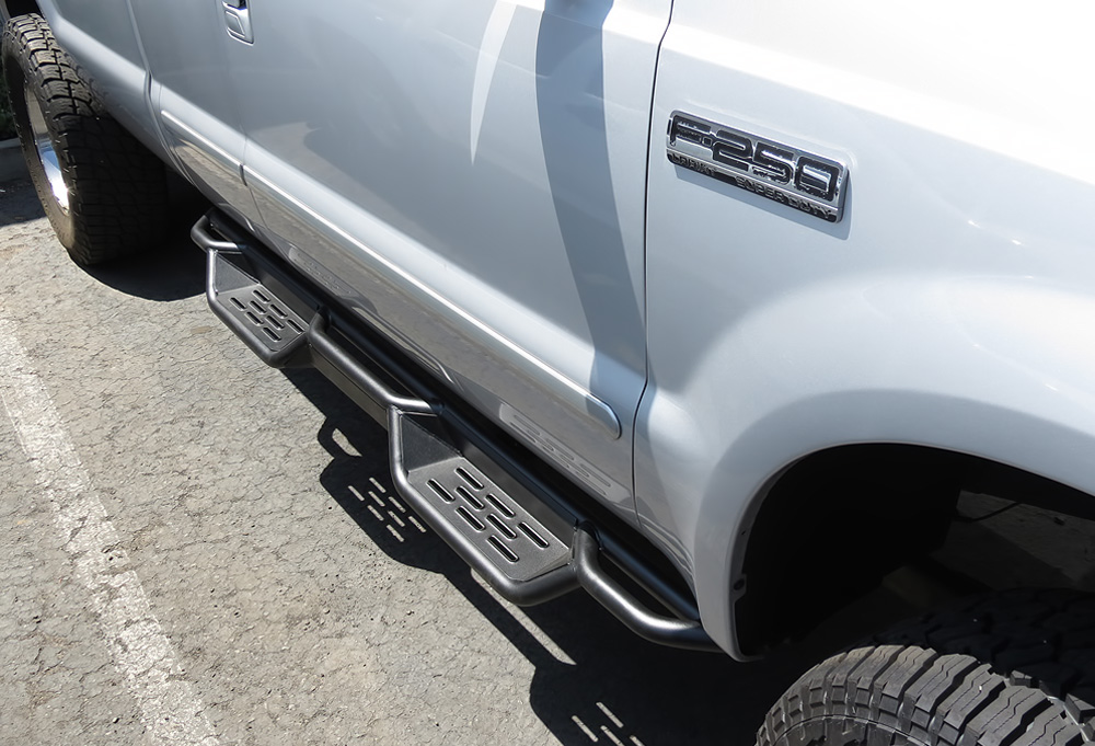 APS Black Running Boards For 20152020 Ford F150 F250 F350 Super Duty eBay