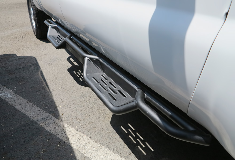 APS Black Running Boards For 19992016 Ford F250 F350 Super Duty eBay