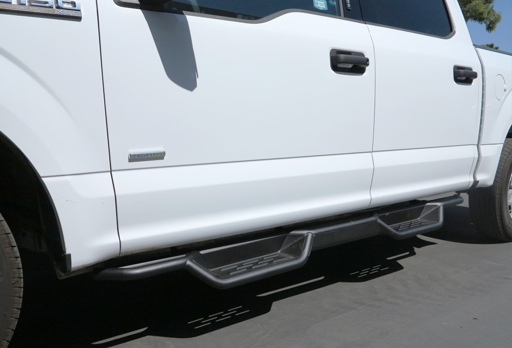 APS Black Running Boards For 20152020 Ford F150 F250 F350 Super Duty eBay