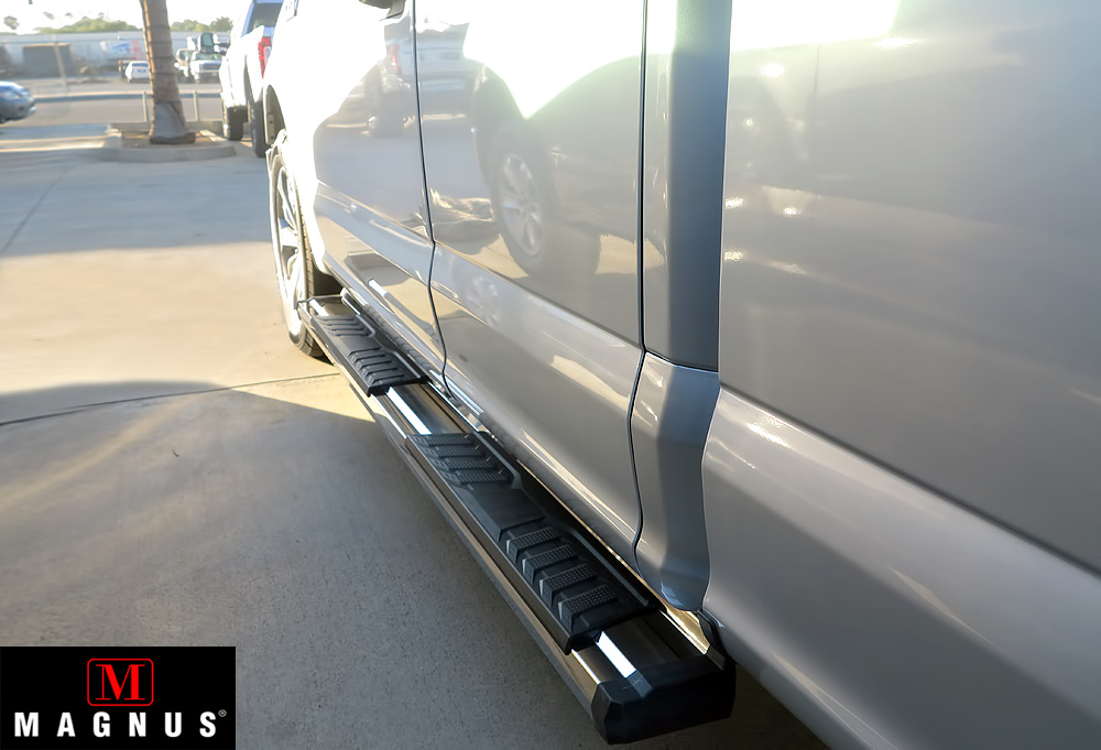 Chrome Nerf Bar Steps For 20152021 Ford F150 F250 F350 Super Duty