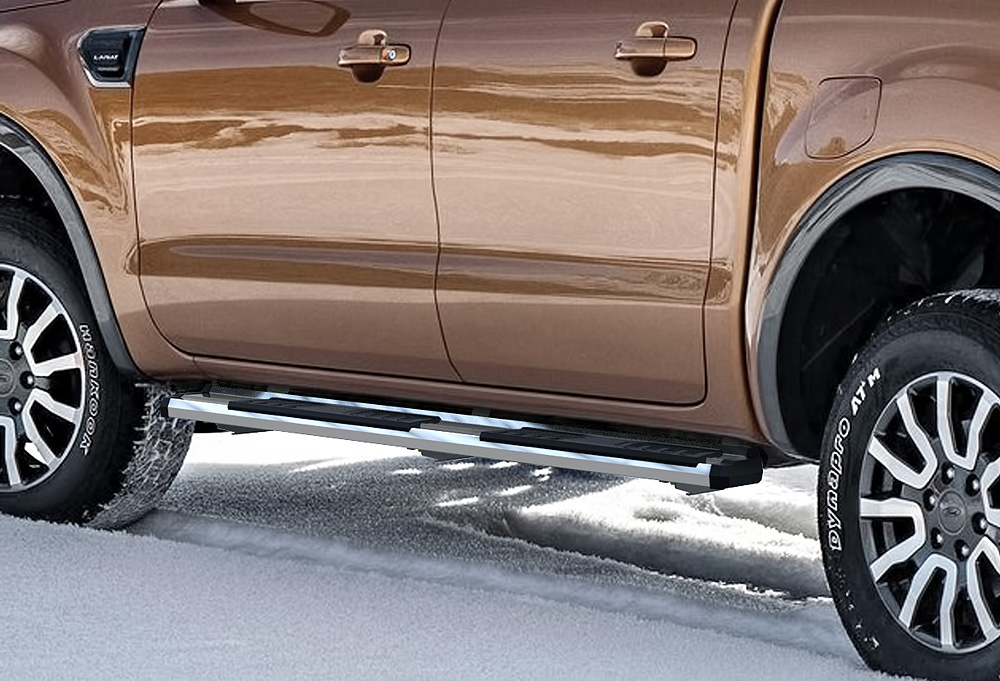 Chrome Nerf Bar Steps For 20192021 Ford Ranger eBay