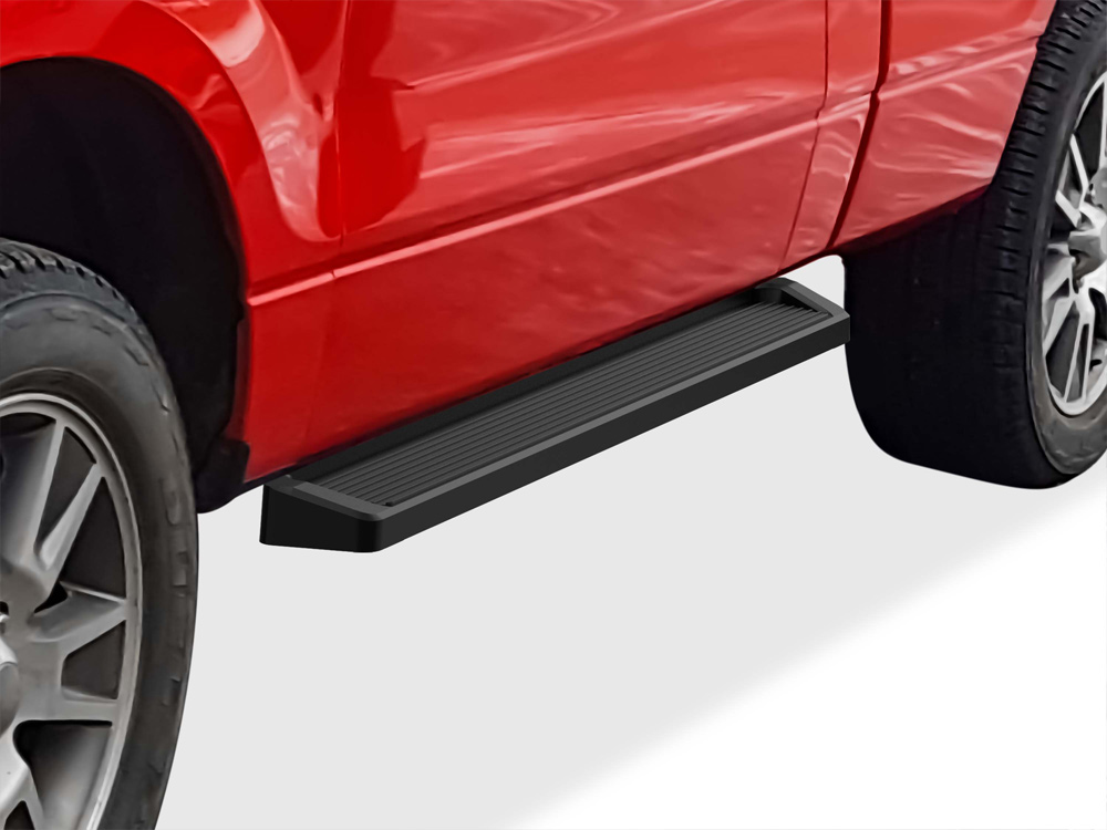 iBoard Black Running Boards Style Fit 09-14 Ford F150 Regular Cab