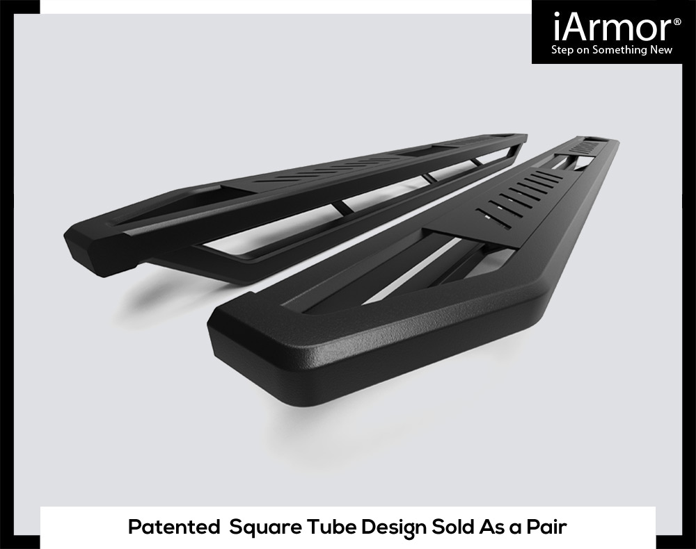 iArmor 6.5/" Nerf Bars Square Tube Fit 99-07 Silverado Sierra Extended Cab