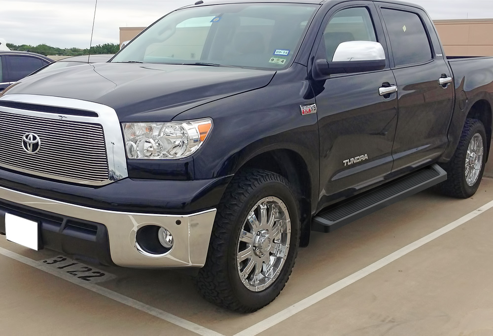 iBoard Black Running Boards Style Fit 07-17 Toyota Tundra CrewMax Cab ...